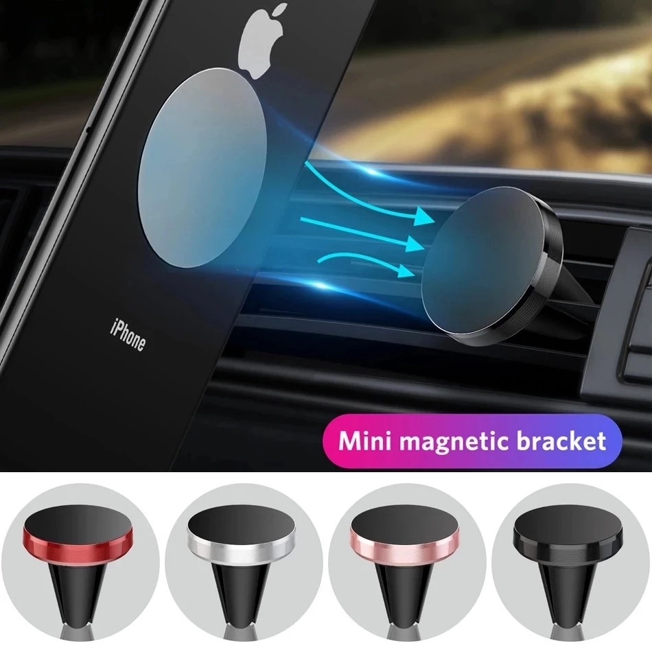 Phone Accessories Holder Car - حامل هاتف مغناطيسي عالمي للسيارة يثبت