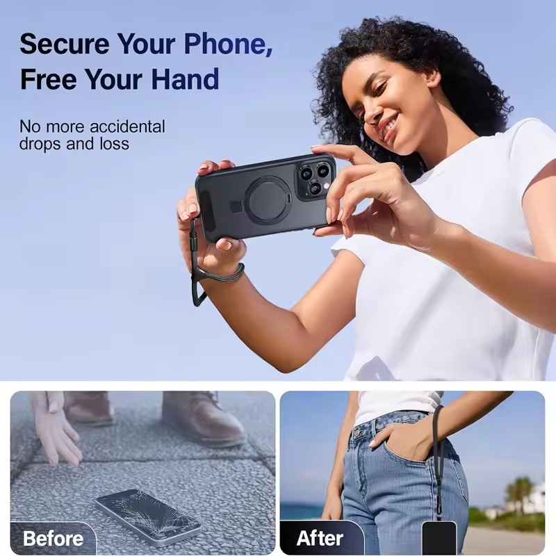حزام هاتف محمول عالمي مضاد للف - مراجعة Phone Accessories Charms وسعره
