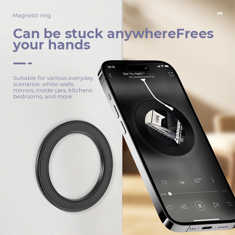 ل Magsafe حامل هاتف حلقي مغناط - مراجعة Phone Accessories Holder Car وسعره